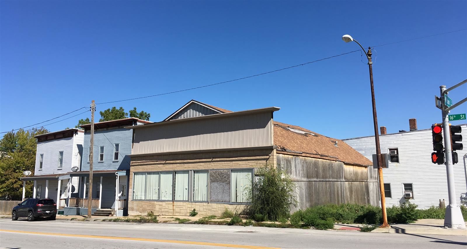 Modern image of buildings and homes in the Hartman area